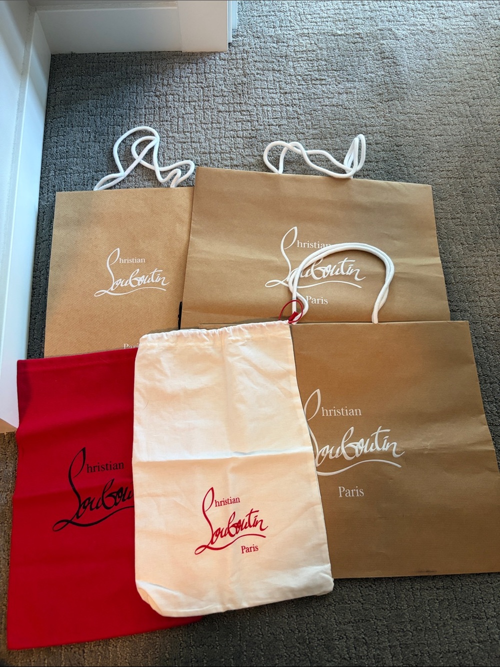 New! Christian Louboutin Store Bags and Shoe Dust Bags!